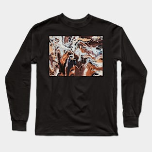 Brown Marble III Long Sleeve T-Shirt